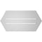 Ekena Millwork Half Round Surface Mount PVC Gable Vent: Functional, w/ 2"W x 1-1/2"P Brickmould Frame, 24"W x 12"H GVPHR24X1202SF - alternate 5